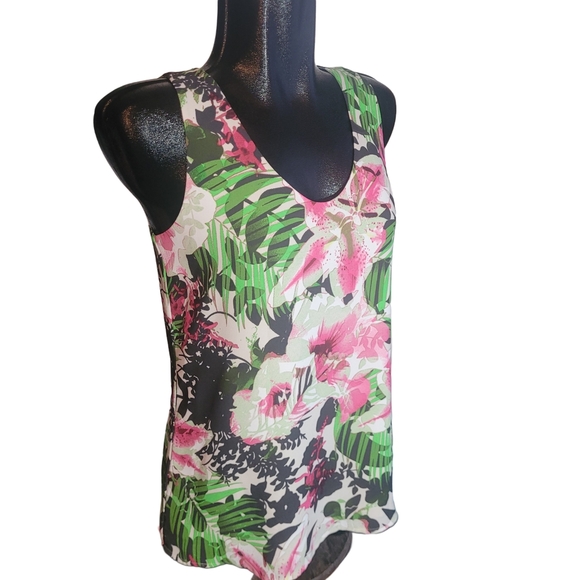 Camber & Grace Floral Sleeveless Top S - Picture 2 of 6